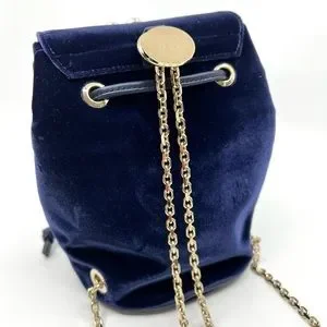 Roger Vivier | Bags | Roger Vivier Blue Velvet Backpack  display picture 3